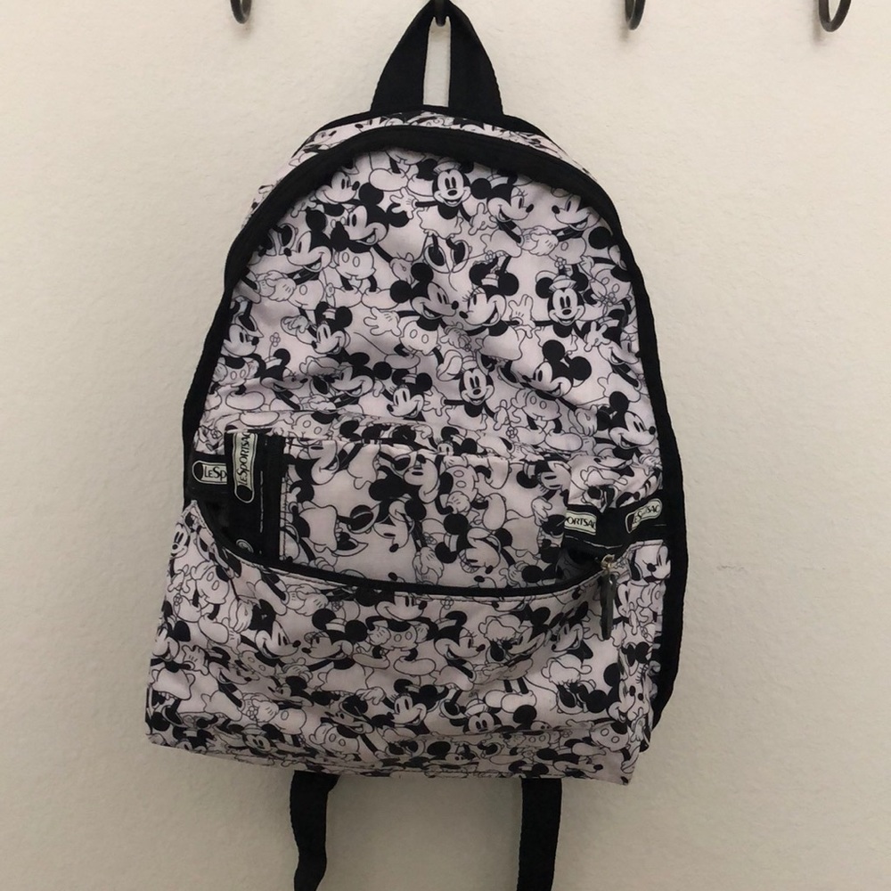 Mickey and Minnie LeSportSac Backpack